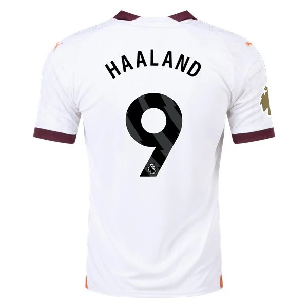 Premier League Men's Replica Haaland Manchester City Away Jersey 23/24 - CWC