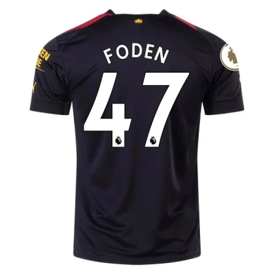 Premier League Men's Replica Foden Manchester City Away Jersey 22/23 01