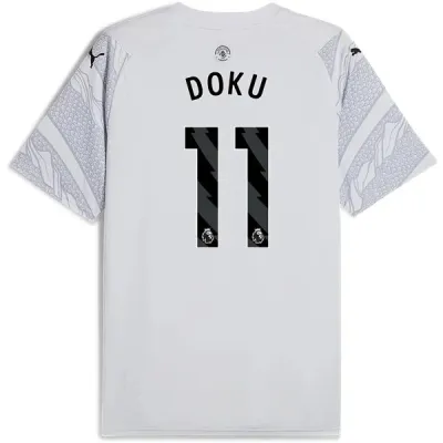 Premier League Men's Replica Doku Manchester City Year of the Dragon Jersey 2024 01