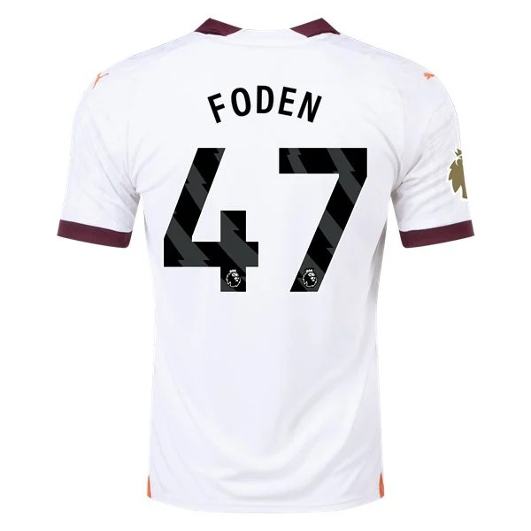 Premier League Men's Replica Foden Manchester City Away Jersey 23/24 - CWC