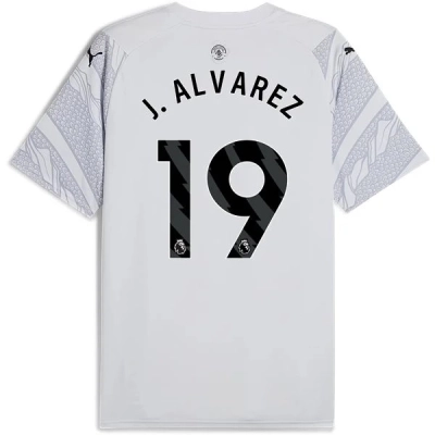 Premier League Men's Replica J. Alvarez Manchester City Year of the Dragon Jersey 2024 01