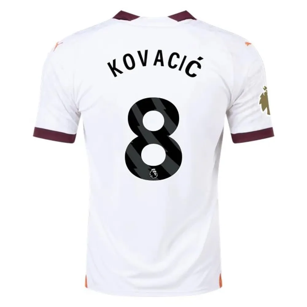 Premier League Men's Replica Kovacic Manchester City Away Jersey 23/24 - CWC