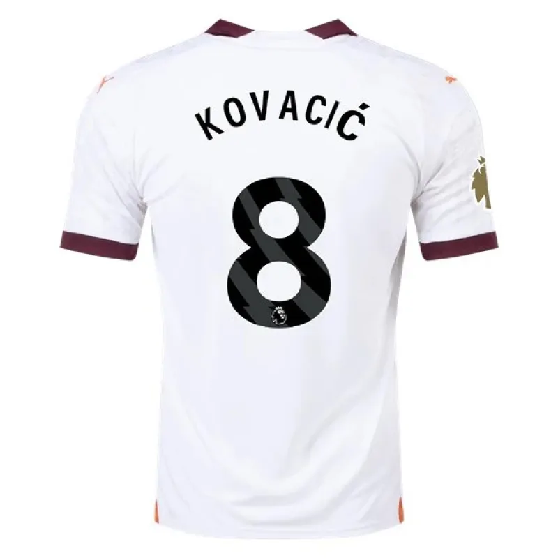 Premier League Men's Replica Kovacic Manchester City Away Jersey 23/24 - CWC