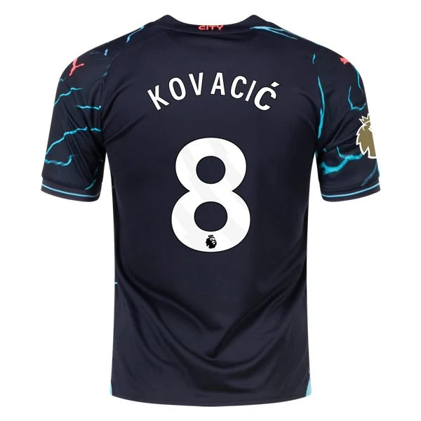 Premier League Men's Replica Kovacic Manchester City Third Jersey 23/24 - CWC