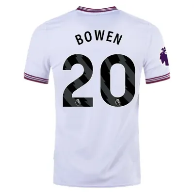 Premier League Men's Replica Bowen West Ham Away Jersey 23/24 01