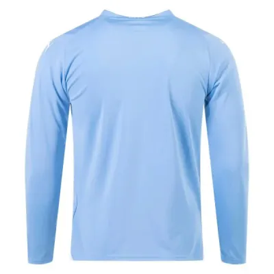Premier League Men's Replica Manchester City Long Sleeve Home Jersey 23/24 02