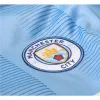 Premier League Men's Replica Manchester City Long Sleeve Home Jersey 23/24