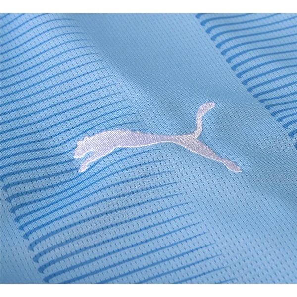 Premier League Men's Replica Manchester City Long Sleeve Home Jersey 23/24