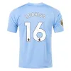 Premier League Men's Replica Rodrigo Manchester City Home Jersey 23/24 - CWC