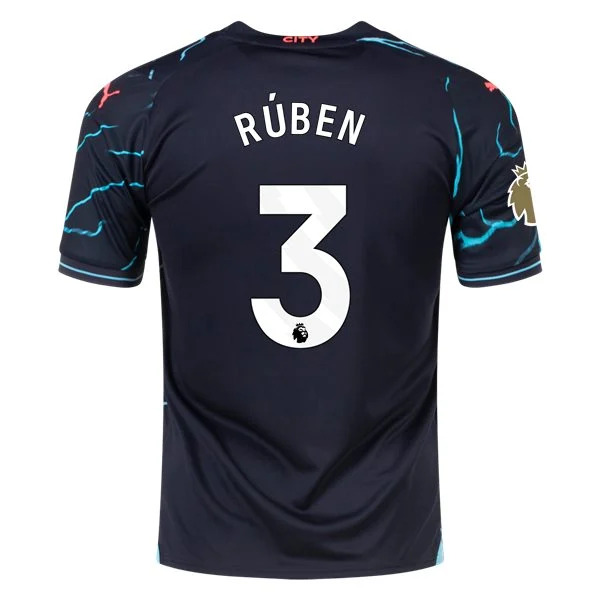 Premier League Men's Replica Ruben Manchester City Third Jersey 23/24 - CWC