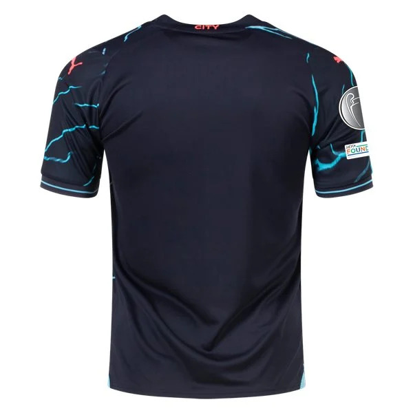 Premier League Men's Replica Manchester City Third Jersey 23/24 - UCL