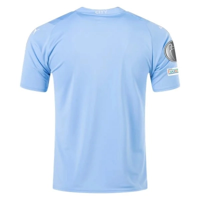 Premier League Men's Replica Manchester City Home Jersey 23/24 - UCL 02