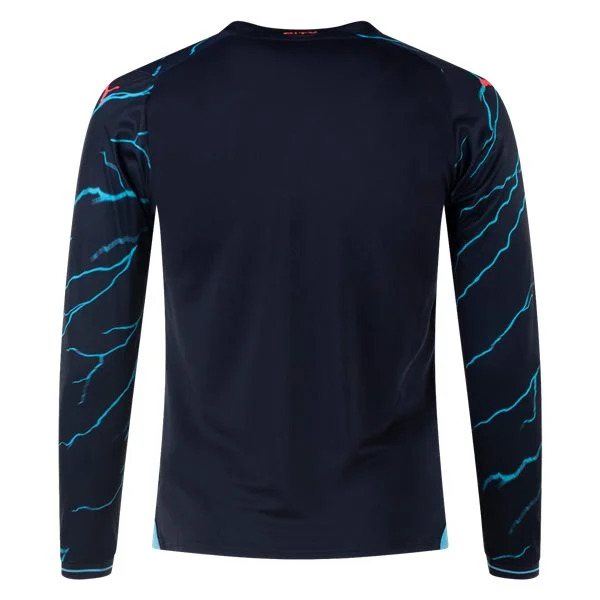 Premier League Men's Replica Manchester City Long Sleeve Third Jersey 23/24