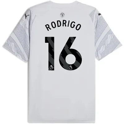 Premier League Men's Replica Rodrigo Manchester City Year of the Dragon Jersey 2024 01