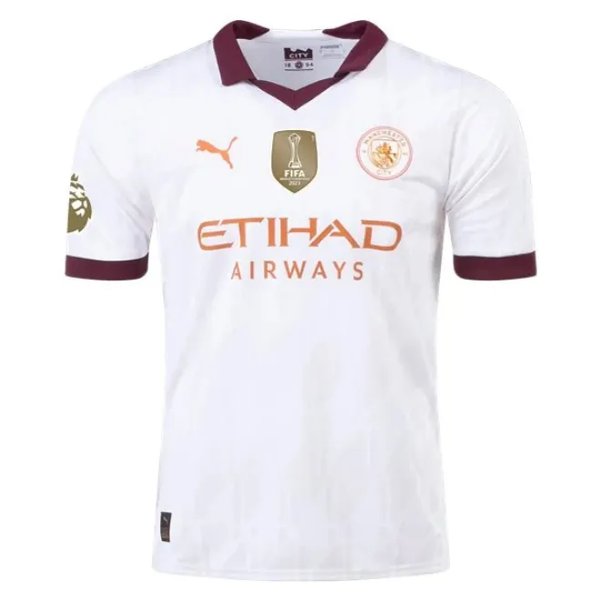Premier League Men's Replica Walker Manchester City Away Jersey 23/24 - CWC