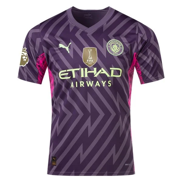 Premier League Manchester City Ederson M. Goalkeeper Jersey 23/24 - CWC