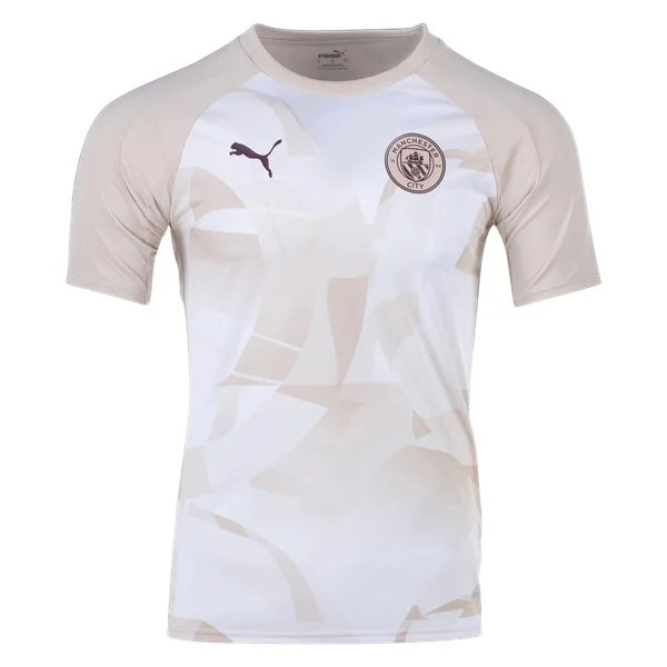 Premier League Manchester City Pre Match Training Jersey 23/24 Brown