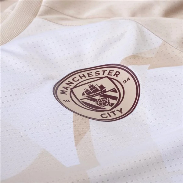 Premier League Manchester City Pre Match Training Jersey 23/24 Brown