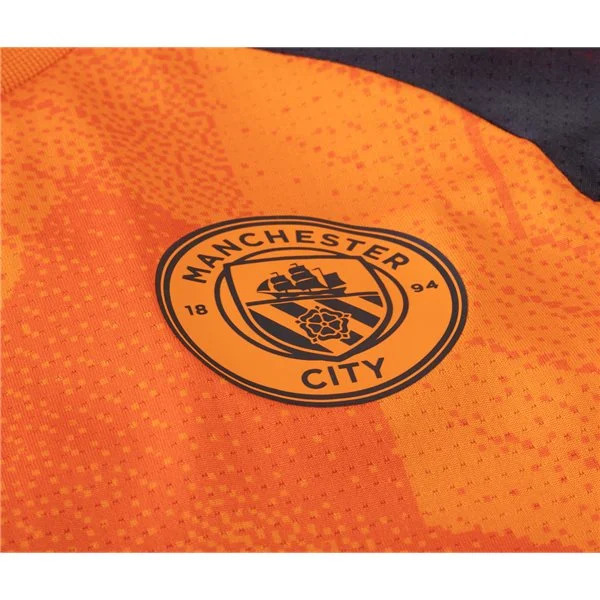 Premier League Manchester City Pre Match Training Jersey 23/24 Orange