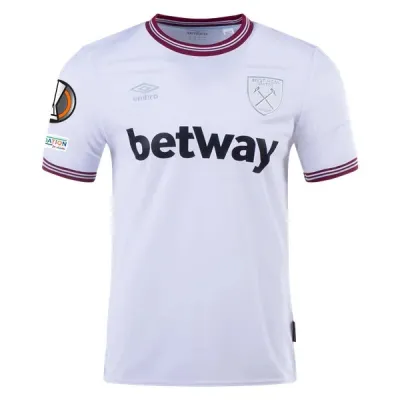 Premier League Men's Replica West Ham Away Jersey 23/24 - UEL 01
