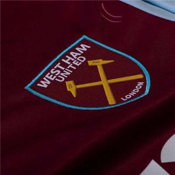 Premier League Men's Replica West Ham Home Jersey 23/24