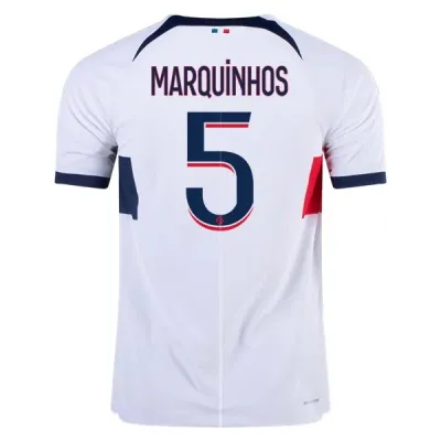 Ligue 1 Men's Marquinhos Paris Saint-Germain Away Jersey 23/24 01