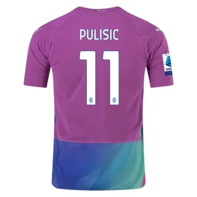 Serie A Men’s Pulisic AC Milan Third Jersey 23/24 01