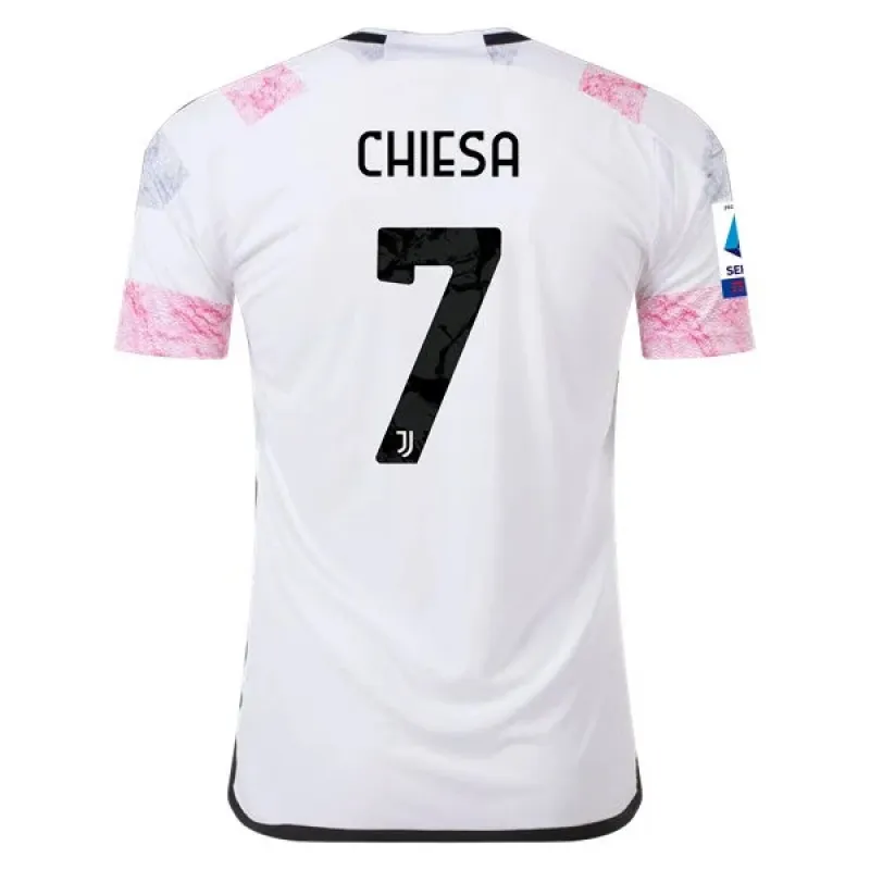 Serie A Men’s Replica Chiesa Juventus Away Jersey 23/24