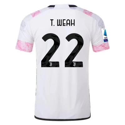 Serie A Men’s T. Weah Juventus Away Jersey 23/24 01