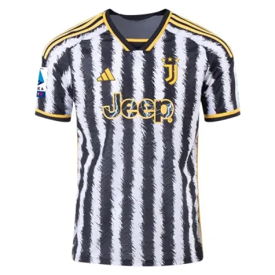 Serie A Men’s T. Weah Juventus Home Jersey 23/24 02