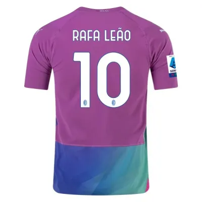 Serie A Men’s Rafa Leao AC Milan Third Jersey 23/24 01