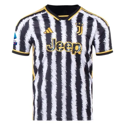 Serie A Men’s Replica T. Weah Juventus Home Jersey 23/24 02