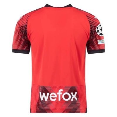 Serie A Men’s Replica AC Milan Home Jersey 23/24 - UCL 02