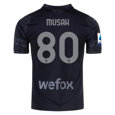 Serie A Men’s Replica Musah ACM x Pleasures Jersey 23/24 01