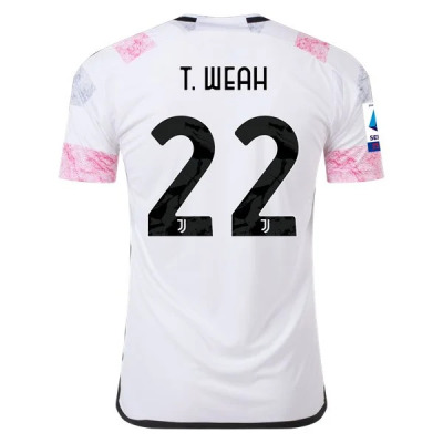 Serie A Men’s Replica T. Weah Juventus Away Jersey 23/24 01