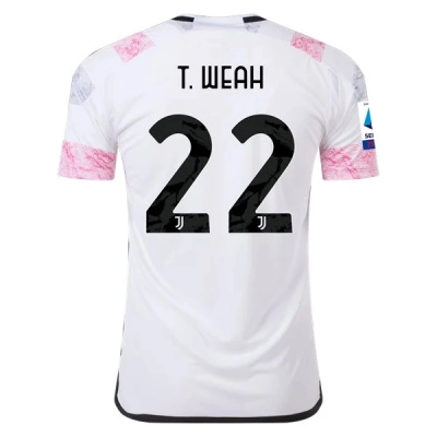 Serie A Men’s Replica T. Weah Juventus Away Jersey 23/24 01