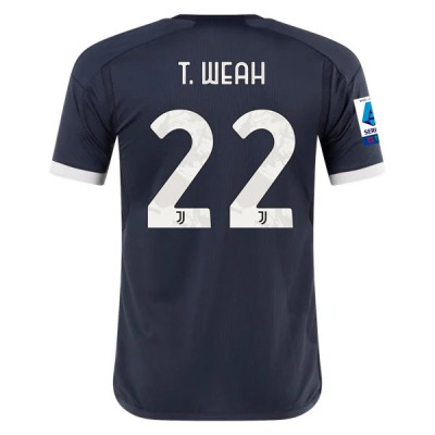 Serie A Men’s Replica T. Weah Juventus Third Jersey 23/24 01