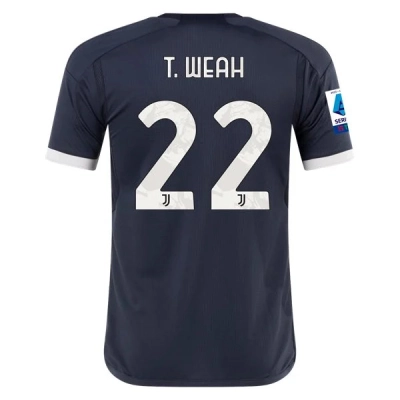 Serie A Men’s Replica T. Weah Juventus Third Jersey 23/24 01