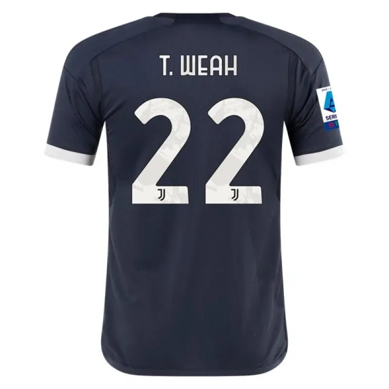 Serie A Men’s Replica T. Weah Juventus Third Jersey 23/24