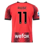 Serie A Men’s Replica Pulisic AC Milan Home Jersey 23/24