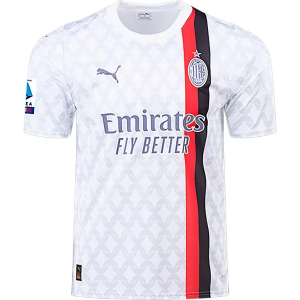 Serie A Men’s Replica Pulisic AC Milan Away Jersey 23/24