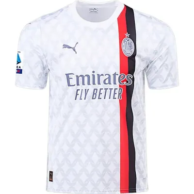 Serie A Men’s Replica Pulisic AC Milan Away Jersey 23/24 02