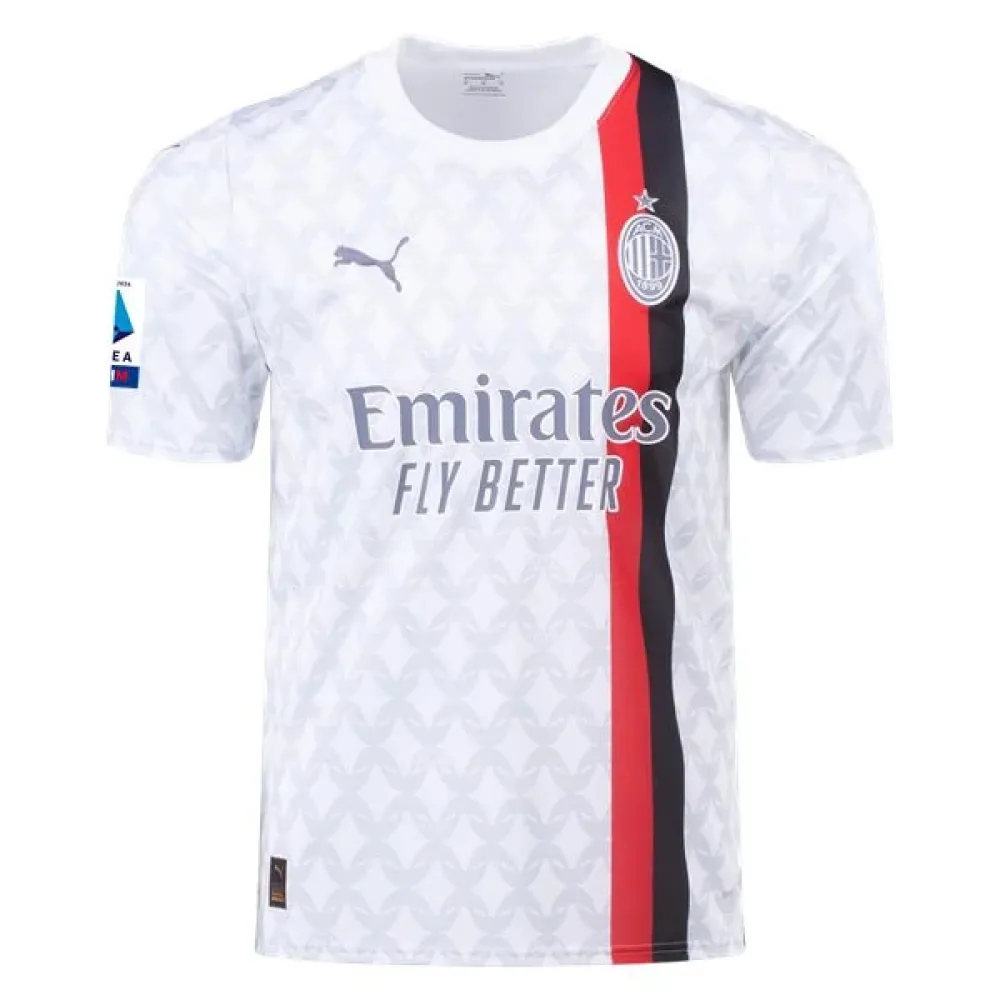 Serie A Men’s Replica Rafa Leao AC Milan Away Jersey 23/24