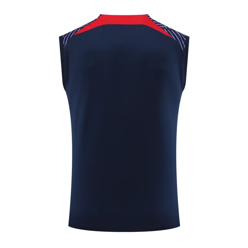 Ligue 1 23/24 Paris FC Soccer Vest Training Suit Dark Blue