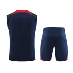 Ligue 1 23/24 Paris FC Soccer Vest Training Suit Dark Blue