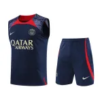 Ligue 1 23/24 Paris FC Soccer Vest Training Suit Dark Blue