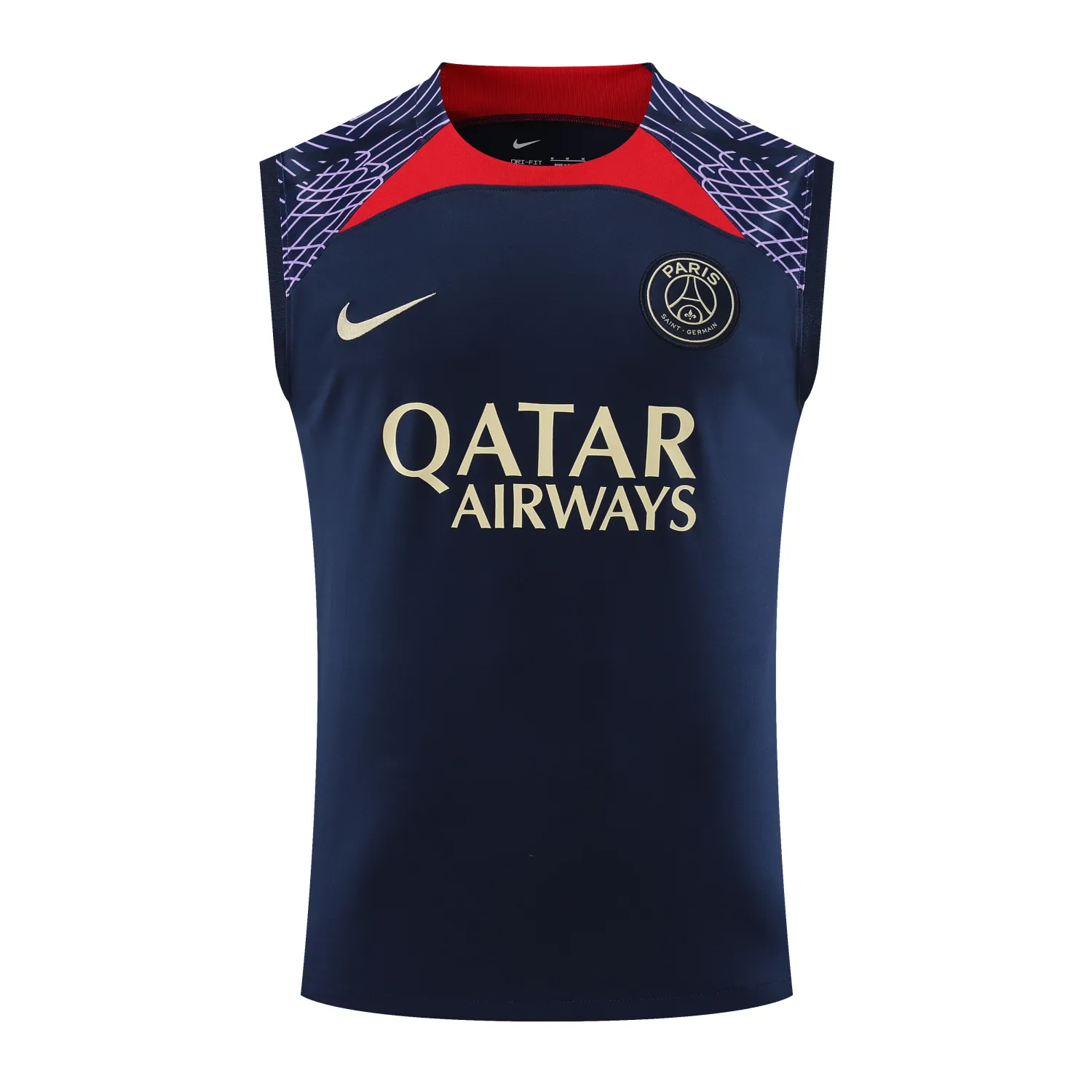 Ligue 1 23/24 Paris FC Soccer Vest Training Suit Dark Blue