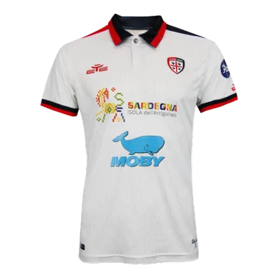 Serie A 23/24 Cagliari Calcio Away Soccer Jersey 01