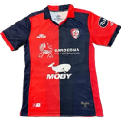 Serie A 23/24 Cagliari Calcio Home Soccer Jersey 01