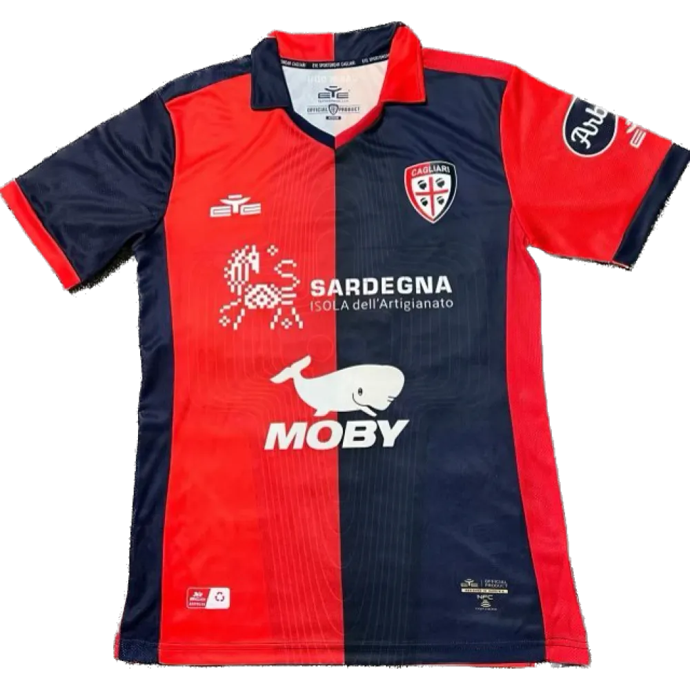 Serie A 23/24 Cagliari Calcio Home Soccer Jersey